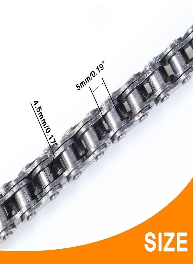 HOLATO 35 Drive Chain 140 Links for Motovox MBX10 MBX11 Baja Doodle Bug DB30 Blitz Racer Coleman CT100U CC100X CK100 SK100 Mega Moto MM-B80 TrailMaster RT100 Mini Bike Go Kart Heavy Duty Parts - Image 3
